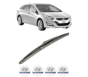 Stergator lamela spate HYUNDAI i40 I CW (VF) din 2011 - 2019, pentru luneta auto, Bosch Twin, din cauciuc siliconat rezistent, 4 Stickere Auto HYUNDAI v24953