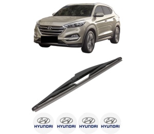 Stergator lamela spate HYUNDAI TUCSON (TL, TLE) din 2015 - 2023, pentru luneta auto, Valeo Silencio, din cauciuc siliconat rezistent, 4 Stickere Auto HYUNDAI v17578