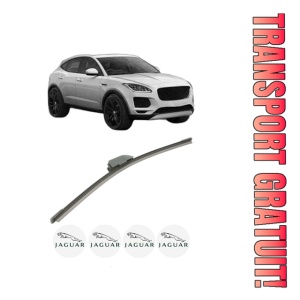 Stergator lamela spate JAGUAR E-PACE (X540) din 2017, pentru luneta auto, Bosch Aerotwin, din cauciuc siliconat rezistent, 4 Stickere Auto JAGUAR
