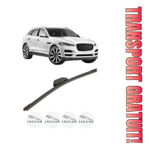 Stergator lamela spate JAGUAR F-PACE (X761) din 2015, pentru luneta auto, Bosch Aerotwin, din cauciuc siliconat rezistent, 4 Stickere Auto JAGUAR