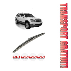 Stergator lamela spate KIA BORREGO (HM) din 2007, pentru luneta auto, Bosch Twin, din cauciuc siliconat rezistent, 4 Stickere Auto KIA