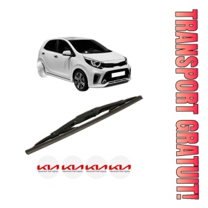 Stergator lamela spate KIA PICANTO III (JA) din 2017, pentru luneta auto, Bosch Twin, din cauciuc siliconat rezistent, 4 Stickere Auto KIA