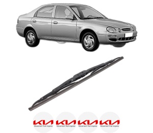 Stergator lamela spate KIA SHUMA Saloon (FB) din 1997 - 2001, pentru luneta auto, Bosch Twin, din cauciuc siliconat rezistent, 4 Stickere Auto KIA v32508
