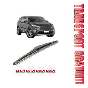 Stergator lamela spate KIA SORENTO III (UM) din 2015 - 2020, pentru luneta auto, Bosch Twin, din cauciuc siliconat rezistent, 4 Stickere Auto KIA