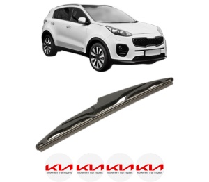Stergator lamela spate KIA SPORTAGE IV VAN (QL, QLE) din 2018, pentru luneta auto, Bosch Twin, din cauciuc siliconat rezistent, 4 Stickere Auto KIA v22603