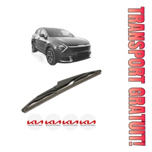 Stergator lamela spate KIA SPORTAGE V (NQ5) din 2021, pentru luneta auto, Bosch Twin, din cauciuc siliconat rezistent, 4 Stickere Auto KIA