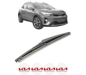 Stergator lamela spate KIA STONIC (YB) din 2017, pentru luneta auto, Bosch Twin, din cauciuc siliconat rezistent, 4 Stickere Auto KIA v24468