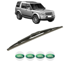 Stergator lamela spate LAND ROVER DISCOVERY IV (L319) din 2009 - 2018, pentru luneta auto, Bosch Twin, din cauciuc siliconat rezistent, 4 Stickere Auto LAND ROVER v23863