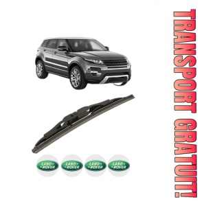 Stergator lamela spate LAND ROVER RANGE ROVER EVOQUE (L538) din 2011 - 2019, pentru luneta auto, Bosch Twin, din cauciuc siliconat rezistent, 4 Stickere Auto LAND ROVER