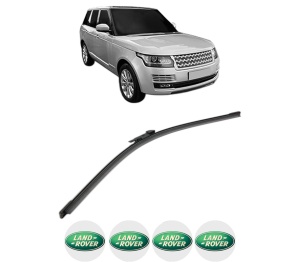 Stergator lamela spate LAND ROVER RANGE ROVER IV (L405) din 2012 - 2021, pentru luneta auto, Bosch Aerotwin, din cauciuc siliconat rezistent, 4 Stickere Auto LAND ROVER v27003