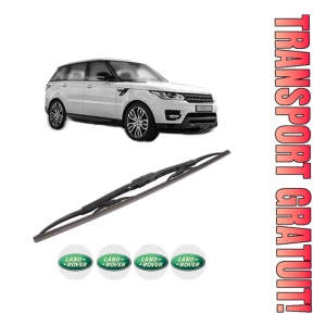 Stergator lamela spate LAND ROVER RANGE ROVER SPORT II (L494) din 2013 - 2022, pentru luneta auto, Bosch Twin, din cauciuc siliconat rezistent, 4 Stickere Auto LAND ROVER