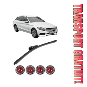 Stergator lamela spate MERCEDES-BENZ C-CLASS T-Model (S205) din 2014 - 2021, pentru luneta auto, Bosch Aerotwin, din cauciuc siliconat rezistent, 4 Stickere Auto MERCEDES-BENZ