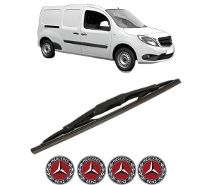 Stergator lamela spate MERCEDES-BENZ CITAN Box Body/MPV (W415) din 2012 - 2021, pentru luneta auto, Bosch Twin, din cauciuc siliconat rezistent, 4 Stickere Auto MERCEDES-BENZ v31188