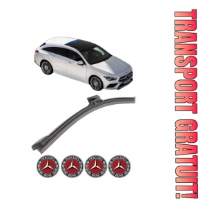 Stergator lamela spate MERCEDES-BENZ CLA Shooting Brake (X118) din 2019, pentru luneta auto, Bosch Aerotwin, din cauciuc siliconat rezistent, 4 Stickere Auto MERCEDES-BENZ