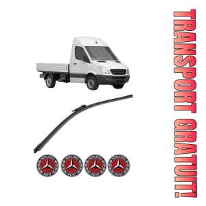 Stergator lamela spate MERCEDES-BENZ SPRINTER 3,5-t Platform/Chassis (B906) din 2006 - 2018, pentru luneta auto, Bosch Aerotwin, din cauciuc siliconat rezistent, 4 Stickere Auto MERCEDES-BENZ