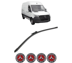 Stergator lamela spate MERCEDES-BENZ SPRINTER 5-t Van (B907) din 2020, pentru luneta auto, Bosch Aerotwin, din cauciuc siliconat rezistent, 4 Stickere Auto MERCEDES-BENZ v26883