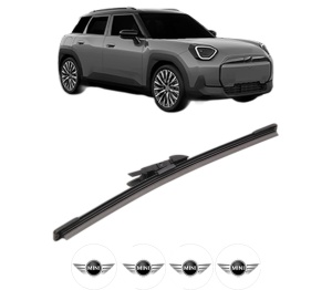 Stergator lamela spate MINI MINI ACEMAN (J05) din 2024, pentru luneta auto, Bosch Aerotwin, din cauciuc siliconat rezistent, 4 Stickere Auto MINI v23383