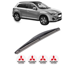 Stergator lamela spate MITSUBISHI ASX (GA_W_) din 2010, pentru luneta auto, Bosch Twin, din cauciuc siliconat rezistent, 4 Stickere Auto MITSUBISHI v24223