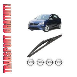Stergator lamela spate OPEL CORSA F Hatchback Van din 2019, pentru luneta auto, Valeo Silencio, din cauciuc siliconat rezistent, 4 Stickere Auto OPEL