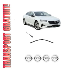 Stergator lamela spate OPEL INSIGNIA B Grand Sport (Z18) din 2017, pentru luneta auto, Valeo Silencio, din cauciuc siliconat rezistent, 4 Stickere Auto OPEL