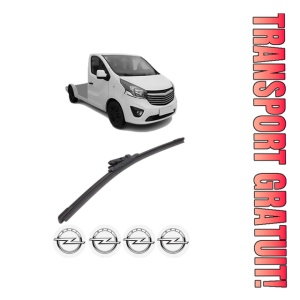 Stergator lamela spate OPEL VIVARO B Platform/Chassis (X82) din 2014 - 2019, pentru luneta auto, Bosch Aerotwin, din cauciuc siliconat rezistent, 4 Stickere Auto OPEL