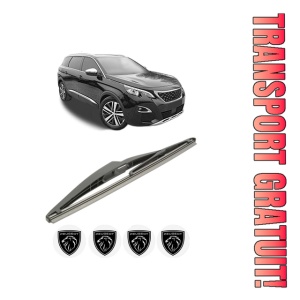 Stergator lamela spate PEUGEOT 508 SW II (FC_, FJ_, F4_) din 2018, pentru luneta auto, Bosch Twin, din cauciuc siliconat rezistent, 4 Stickere Auto PEUGEOT