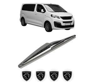 Stergator lamela spate PEUGEOT TRAVELLER Bus (V_) din 2016 - 2023, pentru luneta auto, Bosch Twin, din cauciuc siliconat rezistent, 4 Stickere Auto PEUGEOT v28481