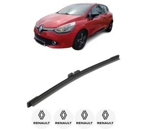 Stergator lamela spate RENAULT CLIO IV (BH_) din 2012 - 2021, pentru luneta auto, Bosch Aerotwin, din cauciuc siliconat rezistent, 4 Stickere Auto RENAULT v26763