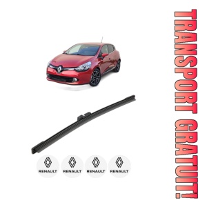 Stergator lamela spate RENAULT CLIO IV Hatchback Van (BH_) din 2014 - 2021, pentru luneta auto, Bosch Aerotwin, din cauciuc siliconat rezistent, 4 Stickere Auto RENAULT