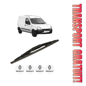 Stergator lamela spate RENAULT KANGOO Express (FC0/1_) din 1997 - 2008, pentru luneta auto, Bosch Twin, din cauciuc siliconat rezistent, 4 Stickere Auto RENAULT