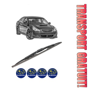 Stergator lamela spate SUBARU LEGACY V (BM) din 2010 - 2014, pentru luneta auto, Bosch Twin, din cauciuc siliconat rezistent, 4 Stickere Auto SUBARU