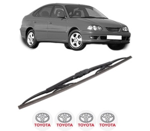 Stergator lamela spate TOYOTA AVENSIS Liftback (_T22_) din 1997 - 2003, pentru luneta auto, Bosch Twin, din cauciuc siliconat rezistent, 4 Stickere Auto TOYOTA v29263
