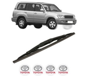 Stergator lamela spate TOYOTA LAND CRUISER 100 (_J1_) din 1998 - 2007, pentru luneta auto, Bosch Twin, din cauciuc siliconat rezistent, 4 Stickere Auto TOYOTA v30648
