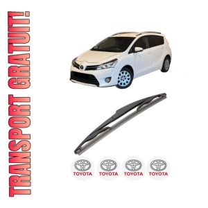 Stergator lamela spate TOYOTA VERSO (_R2_) din 2009 - 2018, pentru luneta auto, Valeo Silencio, din cauciuc siliconat rezistent, 4 Stickere Auto TOYOTA