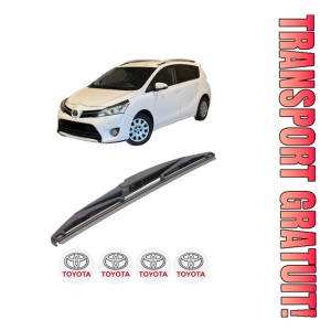 Stergator lamela spate TOYOTA VERSO (_R2_) din 2009 - 2018, pentru luneta auto, Bosch Twin, din cauciuc siliconat rezistent, 4 Stickere Auto TOYOTA
