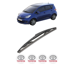 Stergator lamela spate TOYOTA VERSO S (_P12_) din 2010 - 2016, pentru luneta auto, Valeo Silencio, din cauciuc siliconat rezistent, 4 Stickere Auto TOYOTA v17638