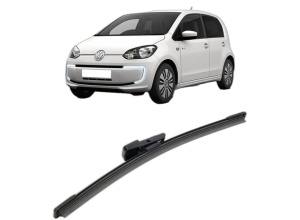 Stergator lamela spate Volkswagen LOAD UP! (121, 122, BL1, BL2) din 2012 - 2020, pentru luneta auto, Bosch Aerotwin, din cauciuc siliconat rezistent, 4 Stickere Auto VW - Img 2
