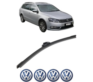 Stergator lamela spate Volkswagen PASSAT B7 Estate Van (365) din 2010 - 2014, pentru luneta auto, Bosch Aerotwin, din cauciuc siliconat rezistent, 4 Stickere Auto VW v26398