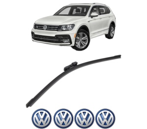 Stergator lamela spate Volkswagen TIGUAN (AD1, AX1) din 2016 - 2024, pentru luneta auto, Bosch Aerotwin, din cauciuc siliconat rezistent, 4 Stickere Auto VW v22953