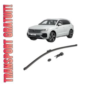 Stergator lamela spate Volkswagen TOUAREG (CR7, RC8) din 2017 - 2023, pentru luneta auto, Valeo HydroConnect, din cauciuc siliconat rezistent, 4 Stickere Auto VW