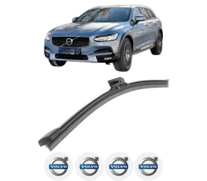 Stergator lamela spate VOLVO V90 II Cross Country (236) din 2016 - 2021, pentru luneta auto, Bosch Aerotwin, din cauciuc siliconat rezistent, 4 Stickere Auto VOLVO v26578