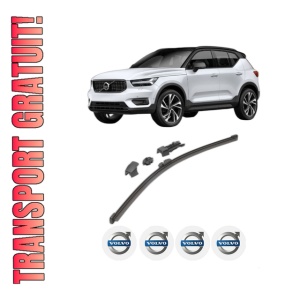 Stergator lamela spate VOLVO XC40 (536) din 2017 - 2023, pentru luneta auto, Valeo HydroConnect, din cauciuc siliconat rezistent, 4 Stickere Auto VOLVO