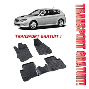 Subaru Impreza III 2007-2014 Set 4 covorase auto din cauciuc tip tavita premium line 3D - Transport Gratuit!