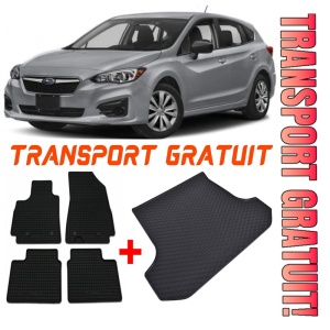 Subaru Impreza Set Covorase + tavita portbagaj auto Subaru Impreza V fabricatie 09.2017 - prezent, caroserie hatchback