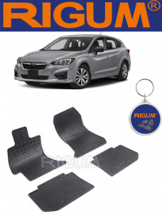 Subaru Impreza Wrx, Hatchback, fabricat din 2014 - Prezent, set covorase auto dedicate, din cauciuc 100% Premium accesorii pentru autoturismul tau - masina v160697
