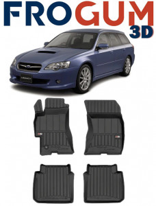 Subaru Legacy IV Din 2003 - 2009, Combi , Set Covorase Auto Tip Tavita Premium 3D, din cauciuc accesorii pentru autoturismul tau - masina v162851