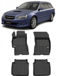 Subaru Legacy IV Din 2003 - 2009, Combi , Set Covorase Auto Tip Tavita Premium 3D, din cauciuc accesorii pentru autoturismul tau - masina v162852