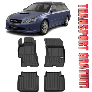Subaru Legacy IV Din 2003 - 2009, Combi , Set Covorase Auto Tip Tavita Premium 3D, din cauciuc