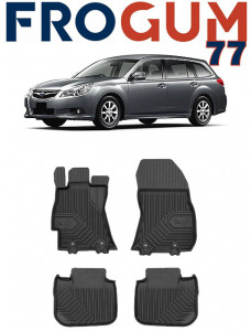 Subaru Legacy V Din 2009 - 2014, Combi, Cutie Automata , Set Covorase Auto Tip Tavita Premium 3D, din cauciuc accesorii pentru autoturismul tau - masina v165887