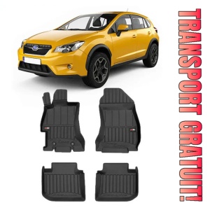 Subaru Xv I Din 01.2012 - 2017, Suv , Set Covorase Auto Tip Tavita Premium 3D, din cauciuc
